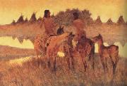 Frederic Remington, The Gossiops (mk43)